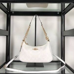 Coach Teri Shoulder Bag In Signature Canvas